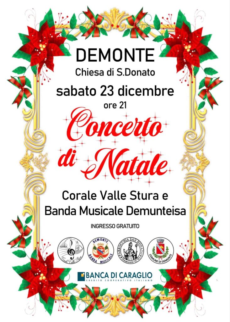 Locandina concerto Natale 2023